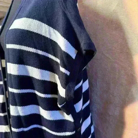 BRAND NEW Talbots Knit Cardigan Open Front Vest Side Buttons XS/S - Picture 10 of 10